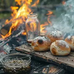 Podpłomyki z ogniska - przepis na pieczywo prosto z natury