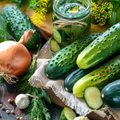 Szwedzka sałatka z cukinii i ogórków na zimę - przepis krok po kroku