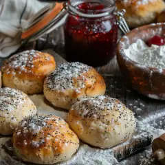 Rogaliki drożdżowe z 1kg mąki lub krucho-drożdżowe cuda - przepisy