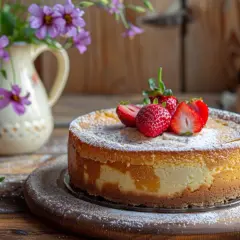 Sernik z sera wiejskiego - delikatny smak tradycji - przepis