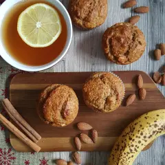 Babeczki bananowe bez cukru
