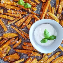 Frytki z batatów jako alternatywa tradycyjnych fast foodów? Obiad