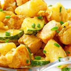 Kurczak z cukinią w sosie curry to te idealne danie na każdy dzień