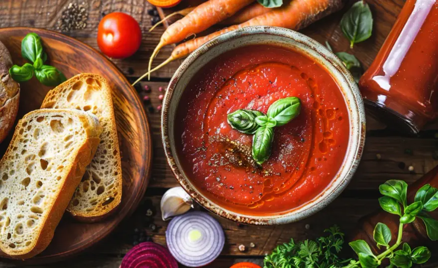 Szybki barszcz czerwony z butelki lub domowy wegetariański - przepis