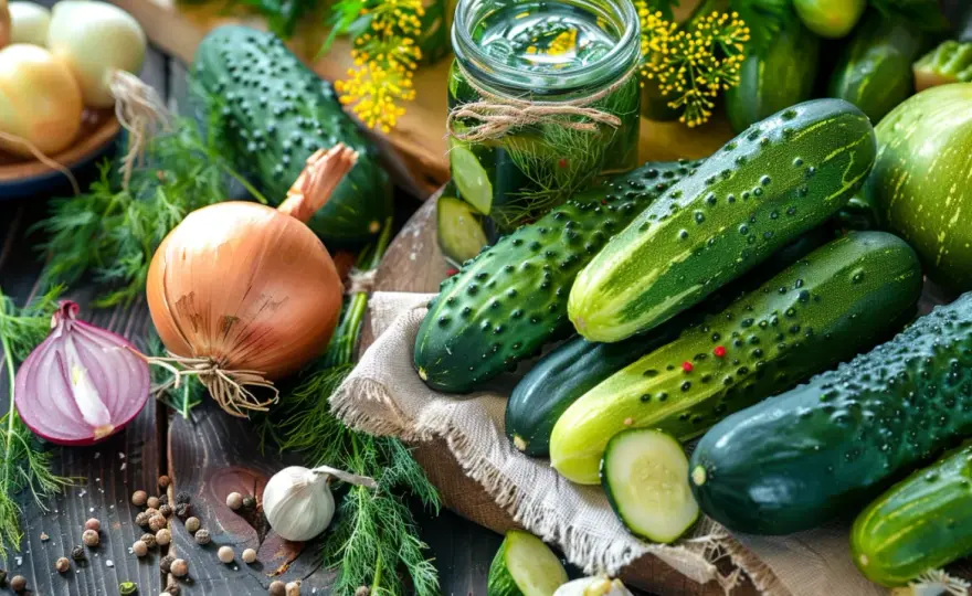 Szwedzka sałatka z cukinii i ogórków na zimę - przepis krok po kroku