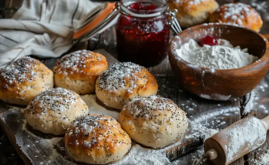 Rogaliki drożdżowe z 1kg mąki lub krucho-drożdżowe cuda - przepisy
