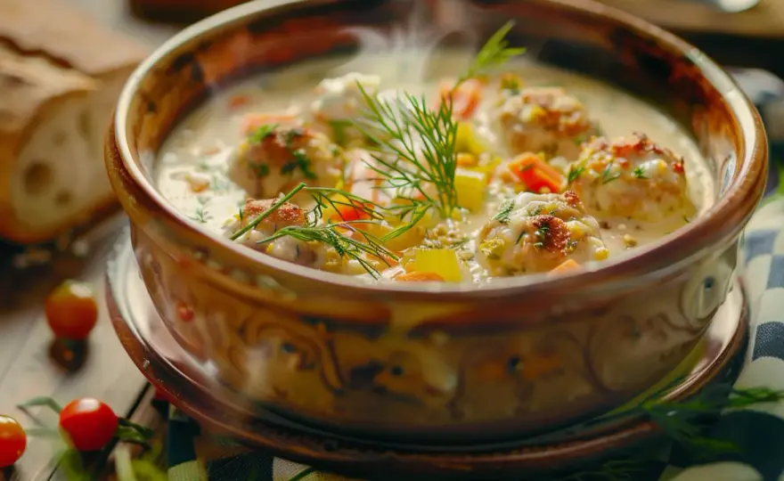 Zupa z klopsikami - porowa, jarzynowa lub koperkowa - przepisy