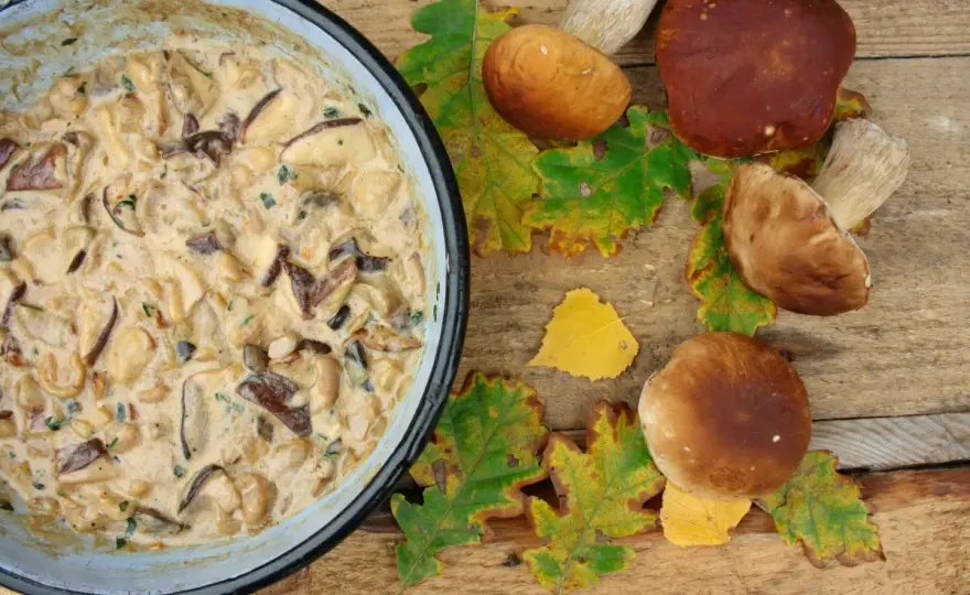 Oto sekrety aromatycznego sosu z mrożonych grzybów ze śmietaną