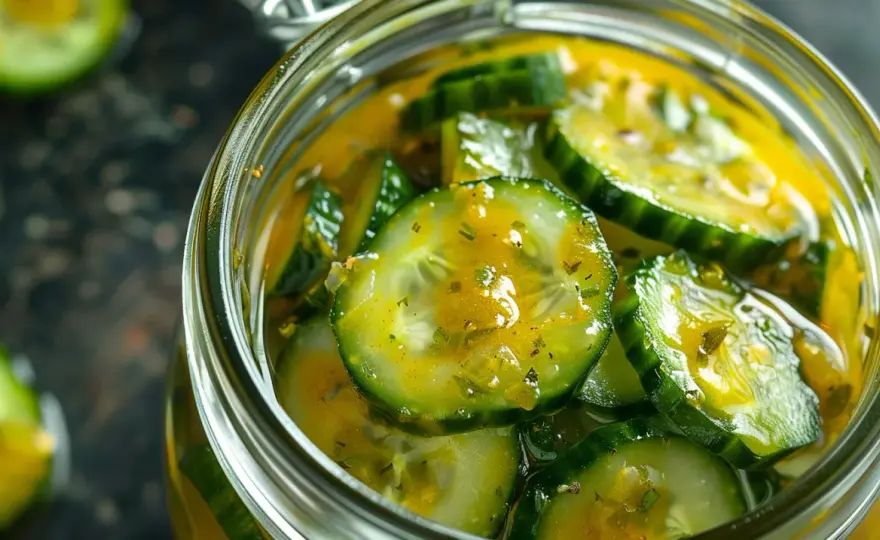Chrupiący dodatek do kanapek: ogórki kanapkowe w curry - przepis