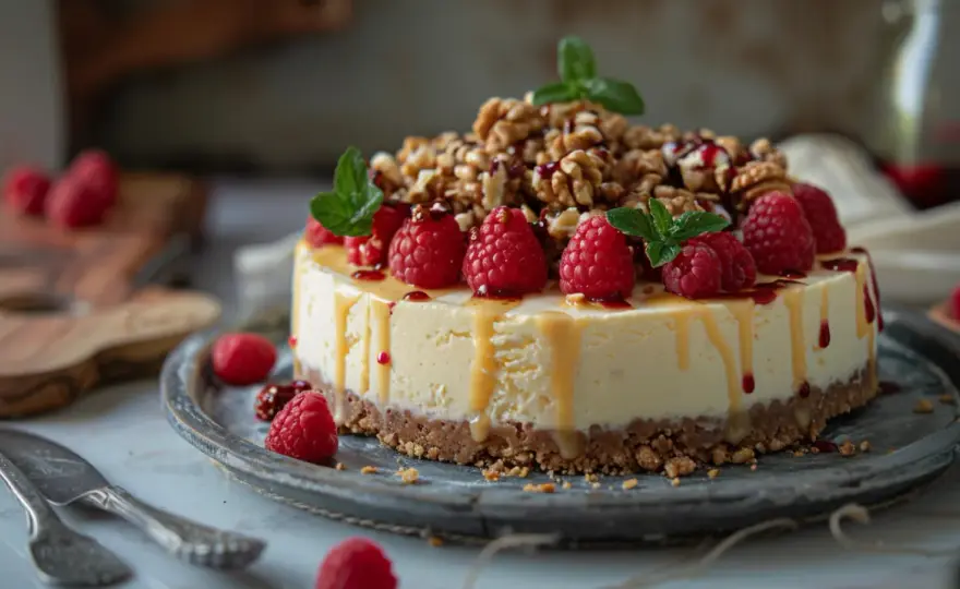 Sernik na zimno z mascarpone i mlekiem skondensowanym - przepis